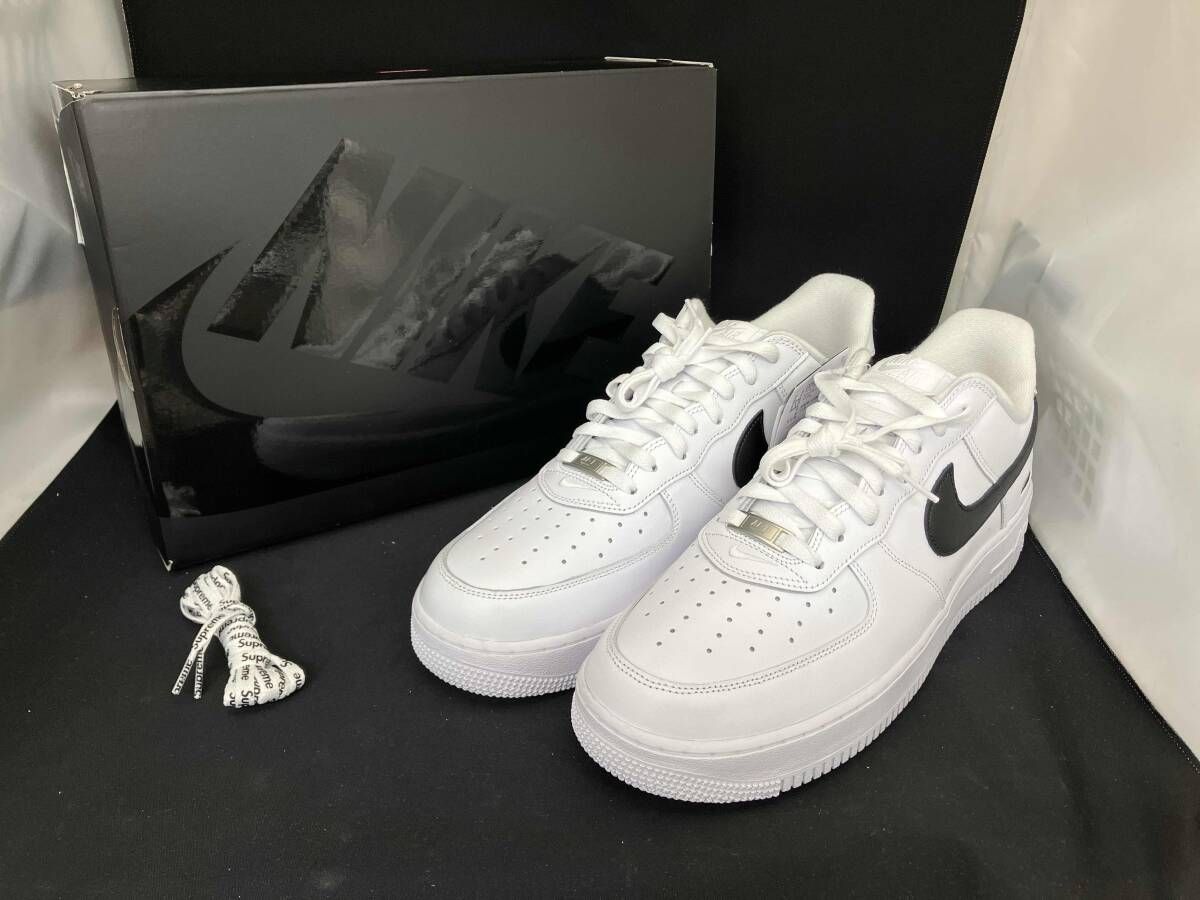 NIKE×Supreme ナイキ シュプリームコラボ Air Force 1 Low White Black 