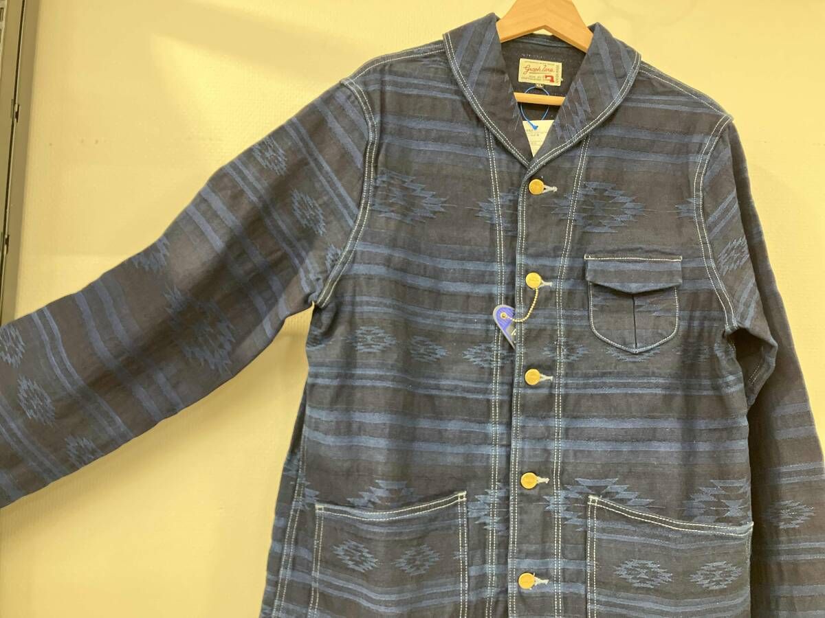 児島ジーンズgraphzero（グラフゼロ）デニムカバーオールオルテガ柄 児島ジーンズgraphzero（グラフゼロ）デニムカバーオールオルテガ柄