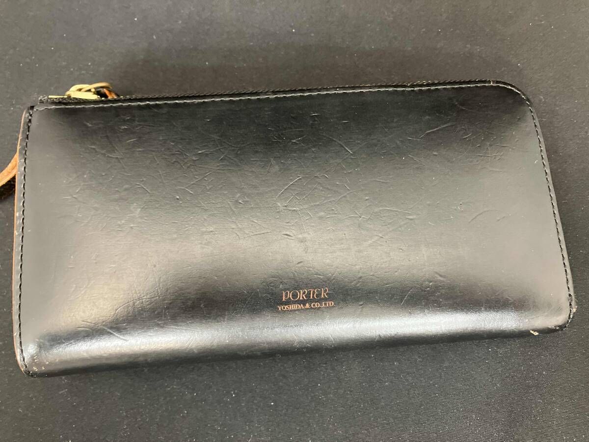 PORTER ポーター 吉田カバン 長財布 FILM LONG WALLET 牛革 L字 