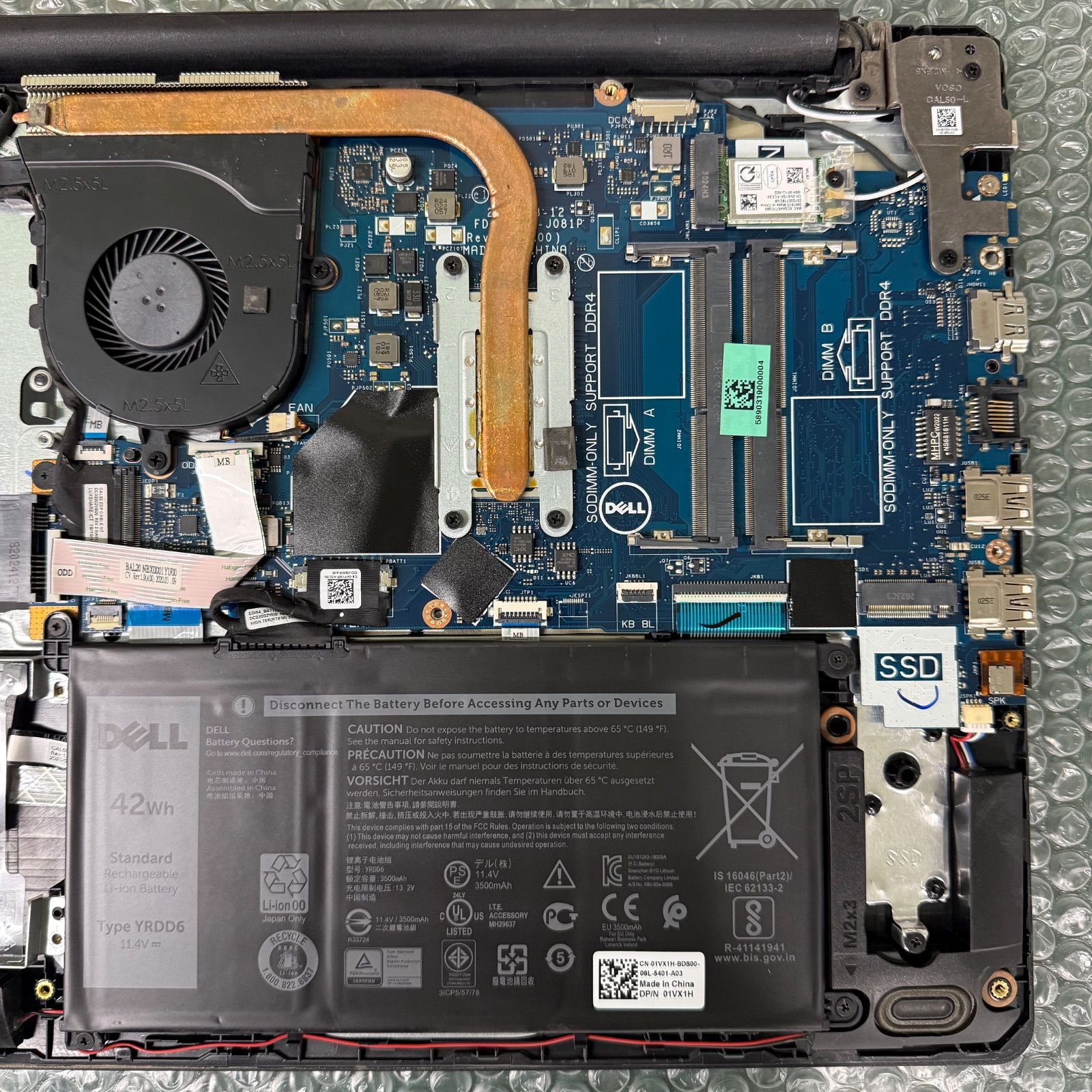 ジャンク品】Dell Vostro3591 corei5 DellノートPC ジャンクノートPC