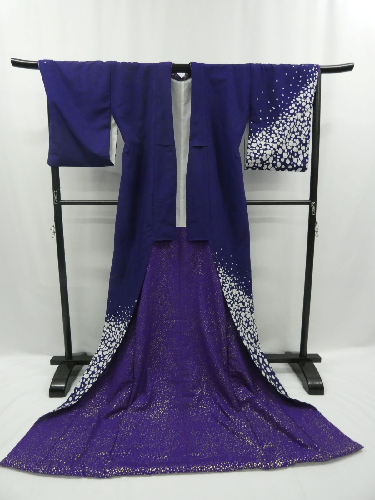 KWU 007 ロング丈訪問着 撮影 舞台 式典 パーティー 古着