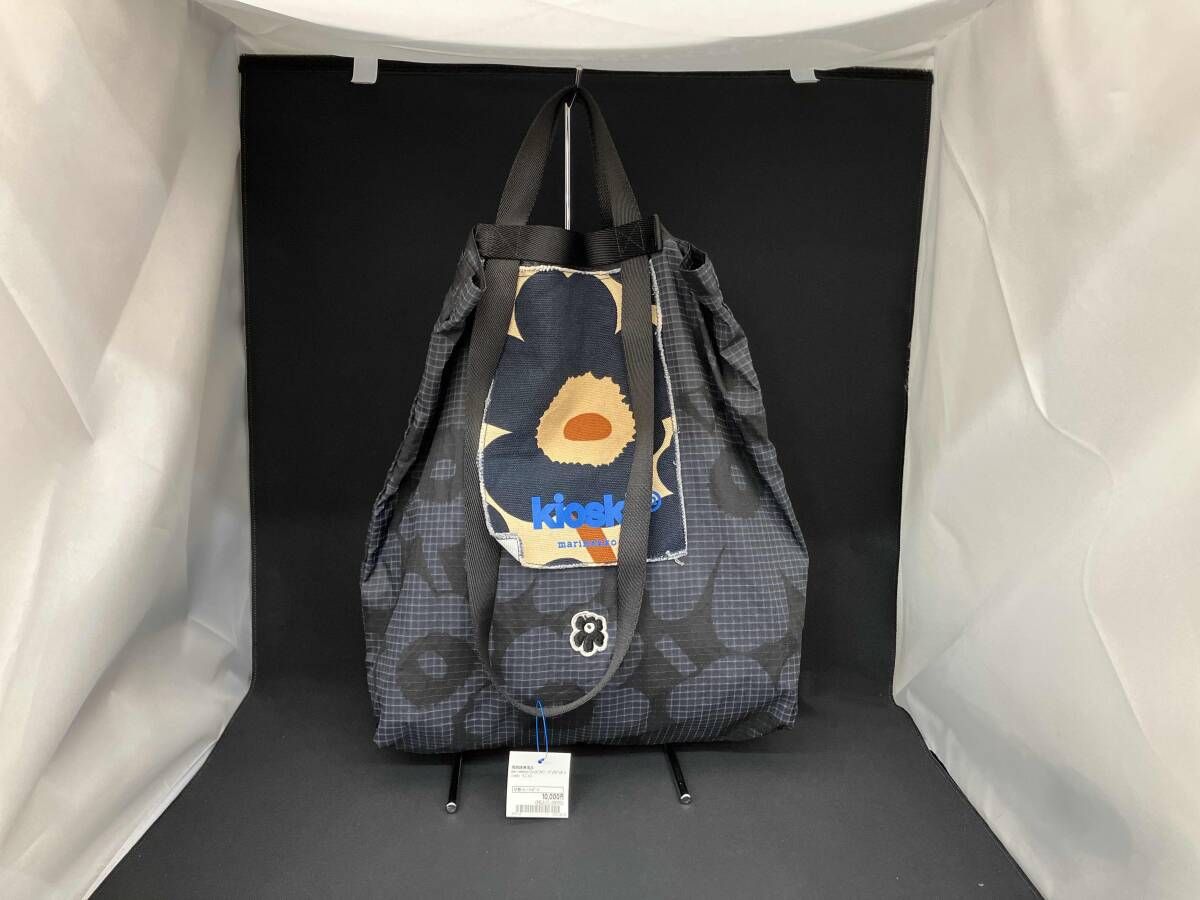 marimekko マリメッコ kioski キオスキ FUNNY TOTE UNIKKO ファニートートウニッコ トートバッグ 黒 ブラック ウニッコ柄 レディース