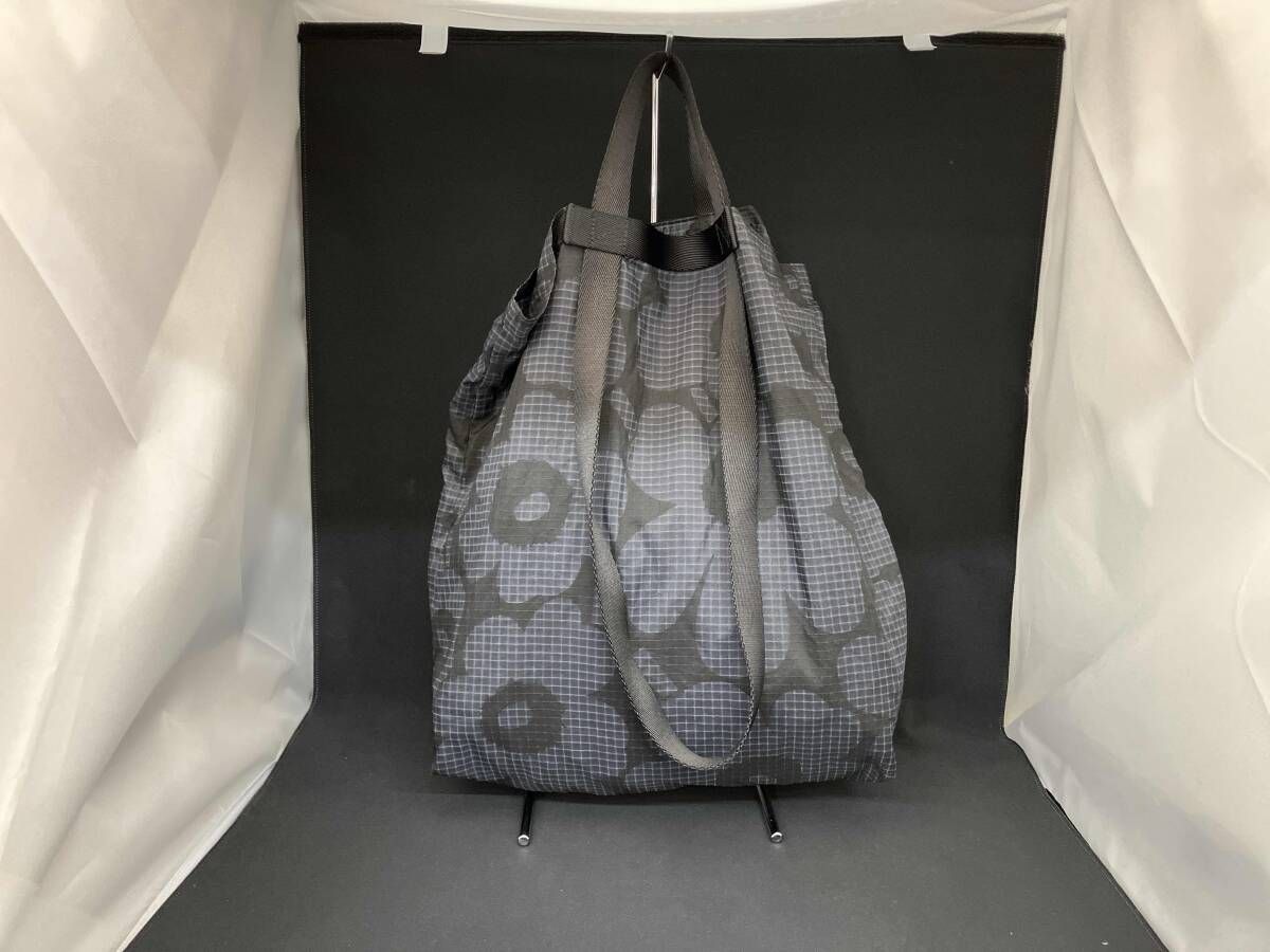 marimekko マリメッコ kioski キオスキ FUNNY TOTE UNIKKO ファニートートウニッコ トートバッグ 黒 ブラック ウニッコ柄 レディース