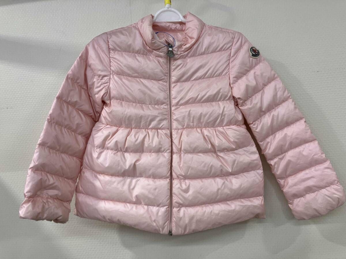 MONCLER モンクレール JOELLE ダウンジャケット アウター 子供服 キッズ 3 A 薄ピンク ナイロン ダウン フェザー モルドバ製