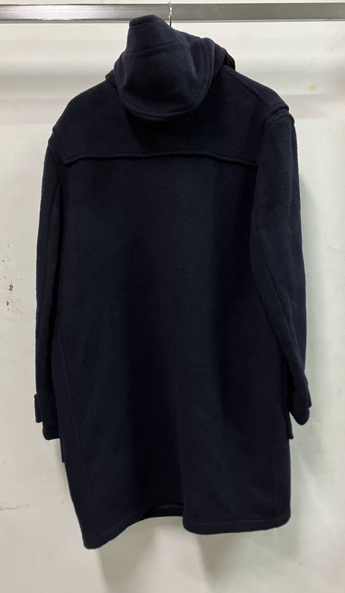 GLOVER ALL グローバーオール ダッフルコート トグル釦 イングランド製 チェック トラッド-ベーシック サイズUSA 42 ネイビー