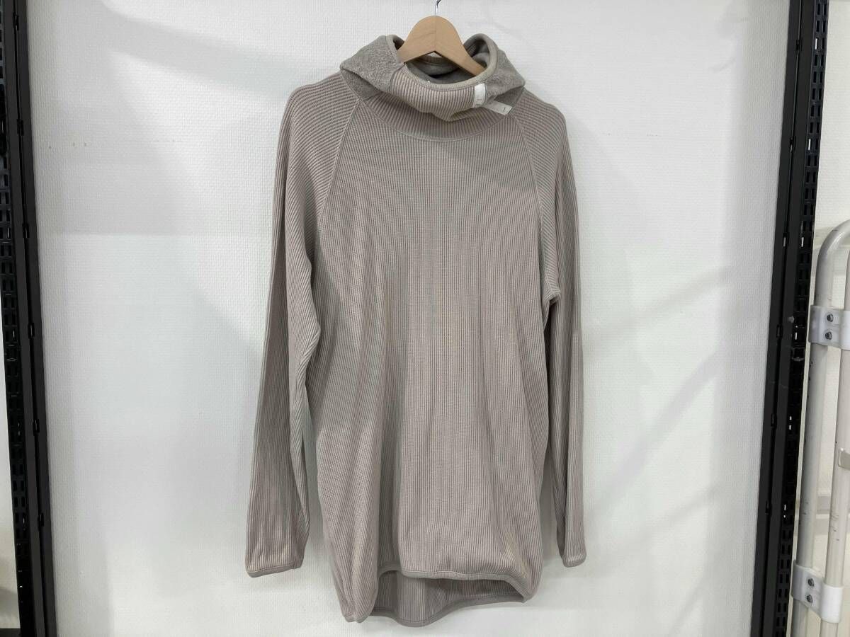 mountain research マウンテンリサーチ Thermal Hoody サーマルフーディ プルオーバーパーカー L MTR 3138 2020 ベージュ メンズ