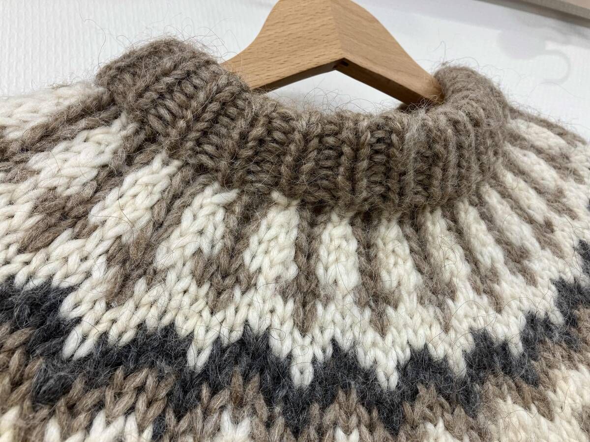 美品 70s80s ビンテージ Hilda ltd. ノルディックニット 楽天市場】70s 80s アイスランド製 Hilda ノルディック ウール ニット