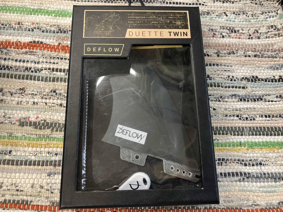 FCS 2 DEFLOW DUETTE TWIN サーフボードフィン ツイン