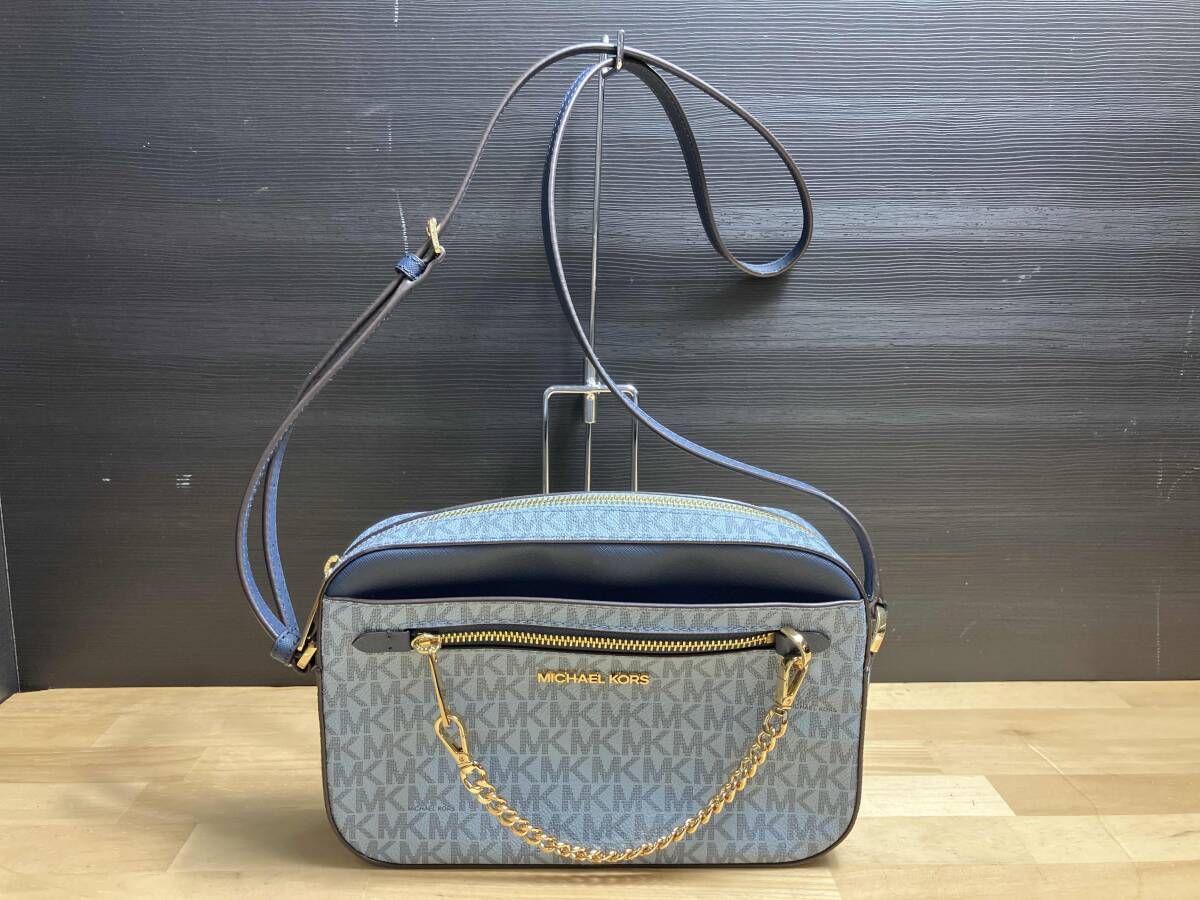 MICHAEL KORS マイケルコース ジップチェーン クロスボディ ショルダーバッグ