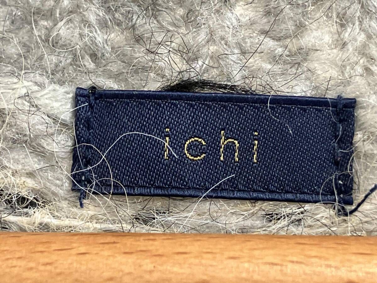  ichi イチ 長袖カーディガン サイズ不明 灰色 グレー ノルディック柄 アクリル ウール アルパカ ナイロン ポリエステル レディース その他 小物