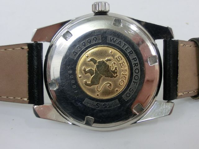グランドセイコー セルフデーター 手巻 ３５石 最初期 SD文字盤 クロノメーター 獅子メダル Grand Seiko Selfdater 43999 稼動 済