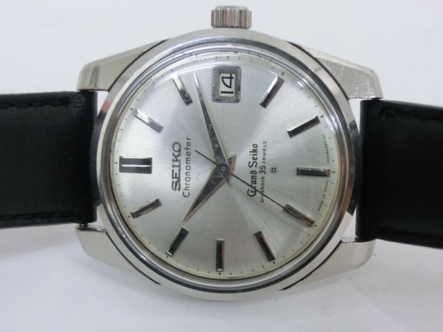 グランドセイコー セルフデーター 手巻 ３５石 最初期 SD文字盤 クロノメーター 獅子メダル Grand Seiko Selfdater 43999 稼動 済