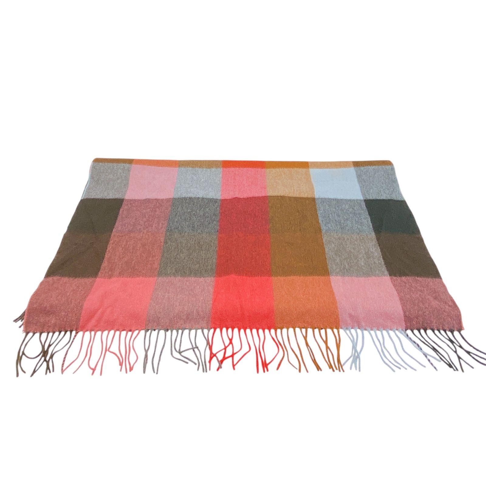  JoshuaEllis ジョシュアエリス カシミア 大判 ストール チェック ストール ショール 小物