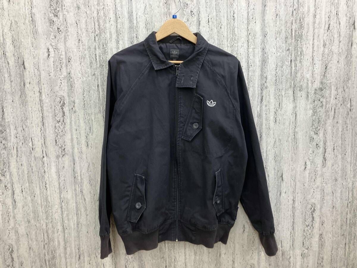adidas アディダス ブルゾン 三つ葉 Lサイズ ブラック