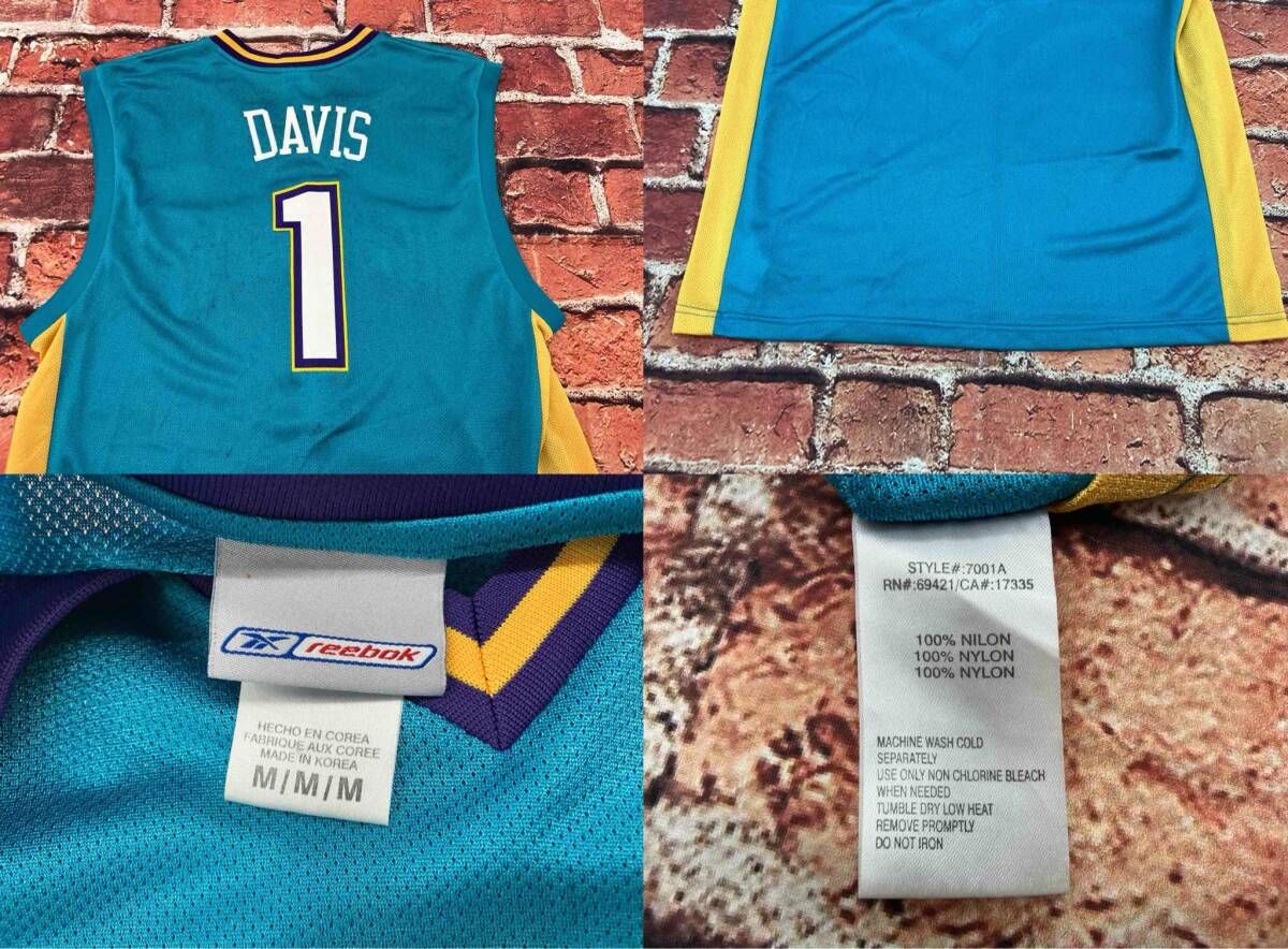 reebok/リーボック バスケユニフォーム ニューオーリンズ DAVIS M