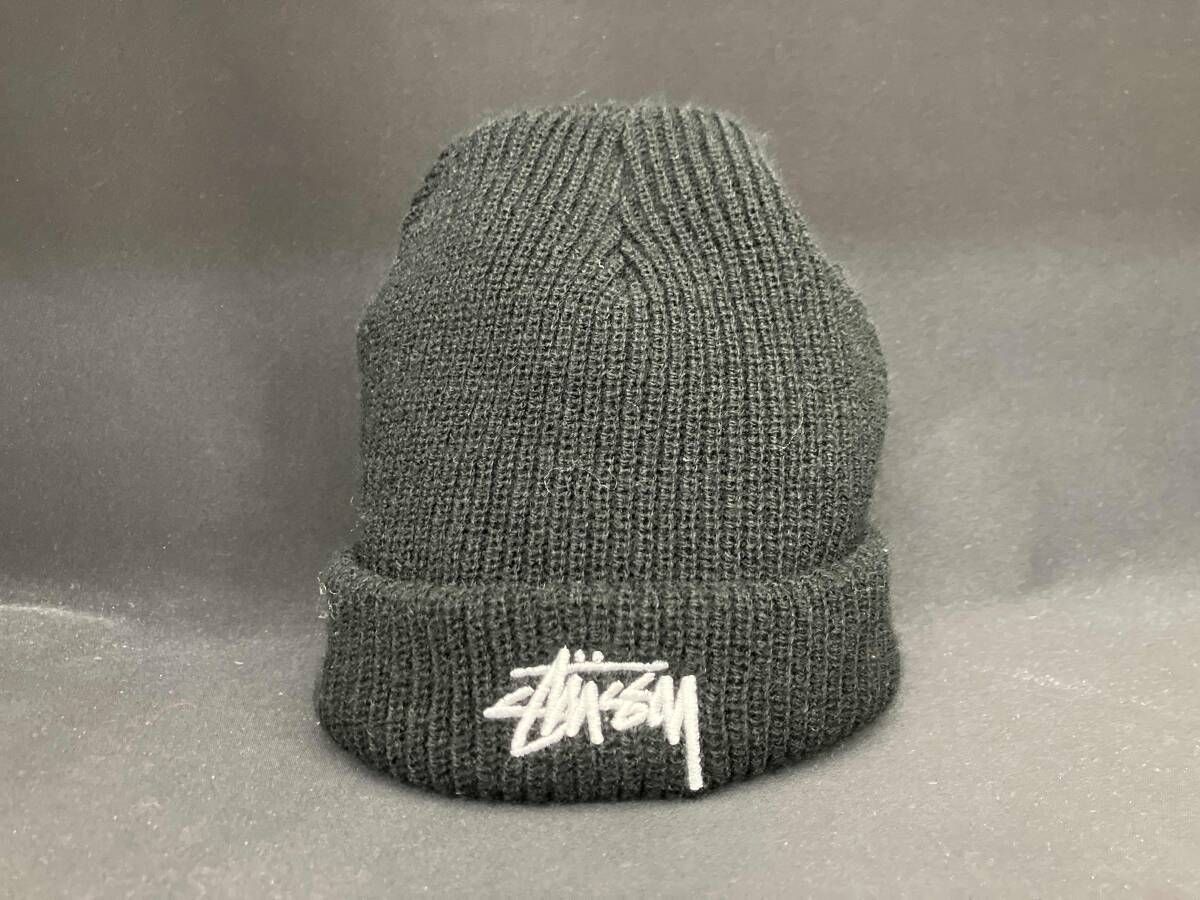 old stussy オールドステューシー 90s USA製 ビーニー ニット帽 old 