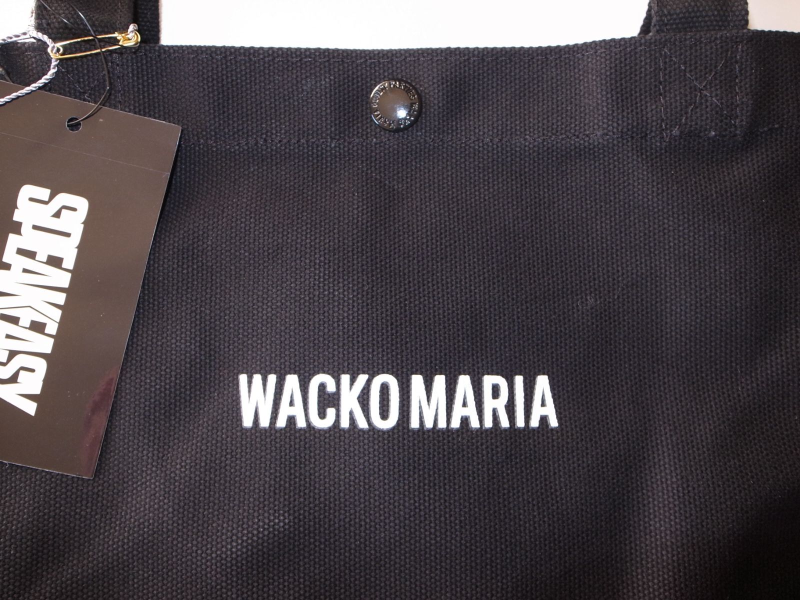 WACKO MARIA × Speak Easy tote bag トートバッグ black ワコマリア