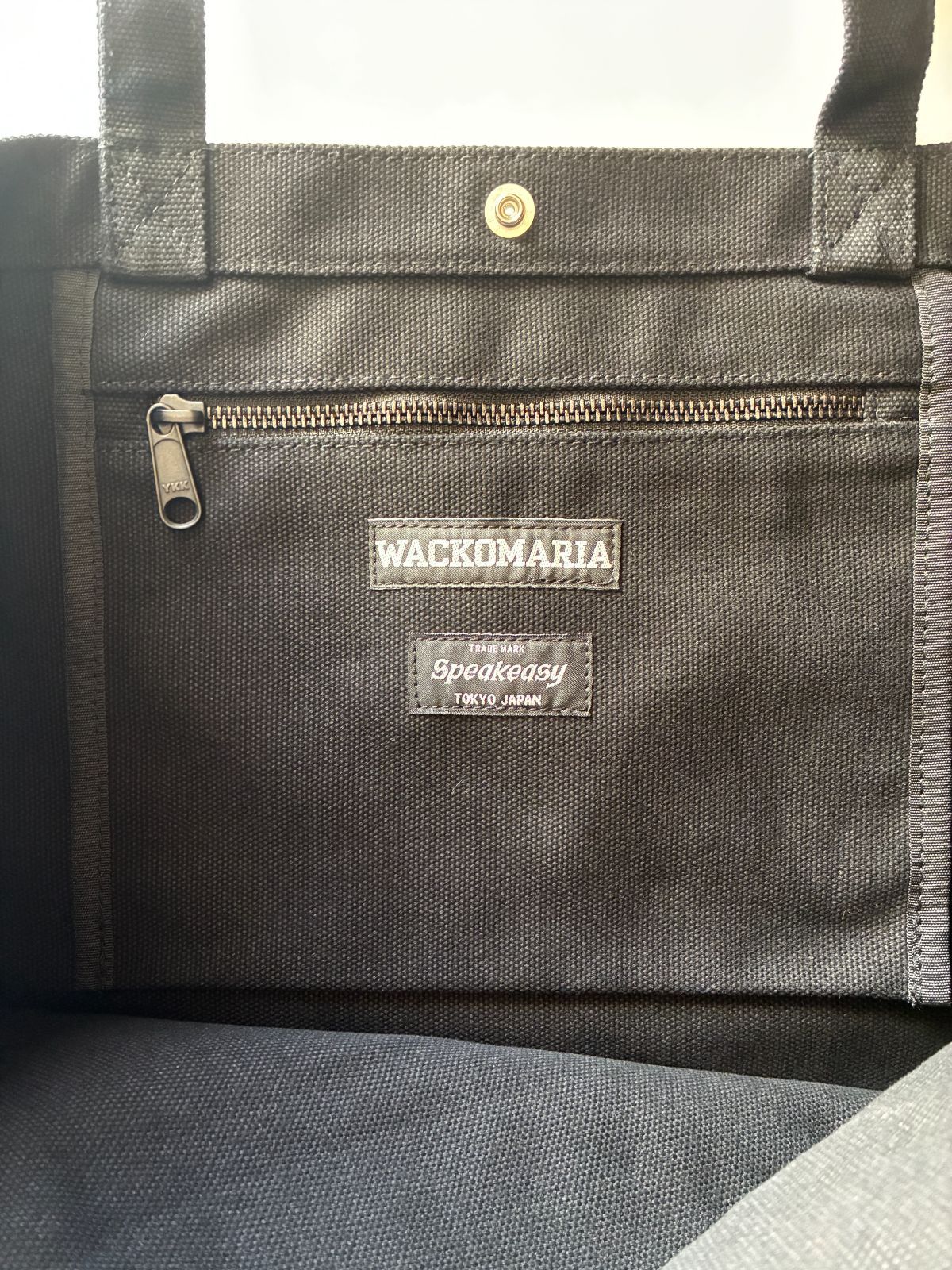 WACKO MARIA × Speak Easy tote bag トートバッグ black ワコマリア
