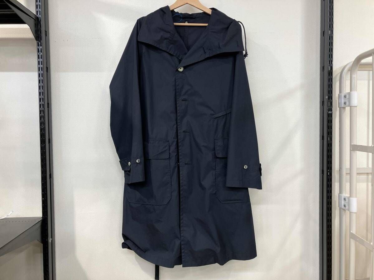 Kaptain Sunshine キャプテンサンシャイン フィールドコート フーディ サイズ40 ネイビー コットン 綿 ポリエステル