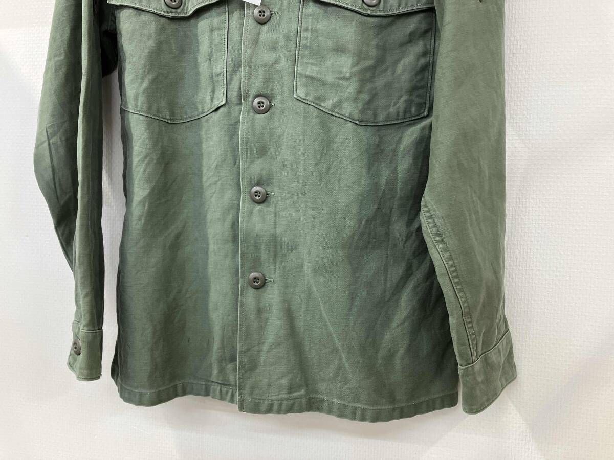 ✨実物✨アメリカ軍★ユーティリティシャツ★US Army★米軍★USMC★緑 U.S.ARMY ユーティリティーシャツ OD 米軍払い下げ品の商品詳細