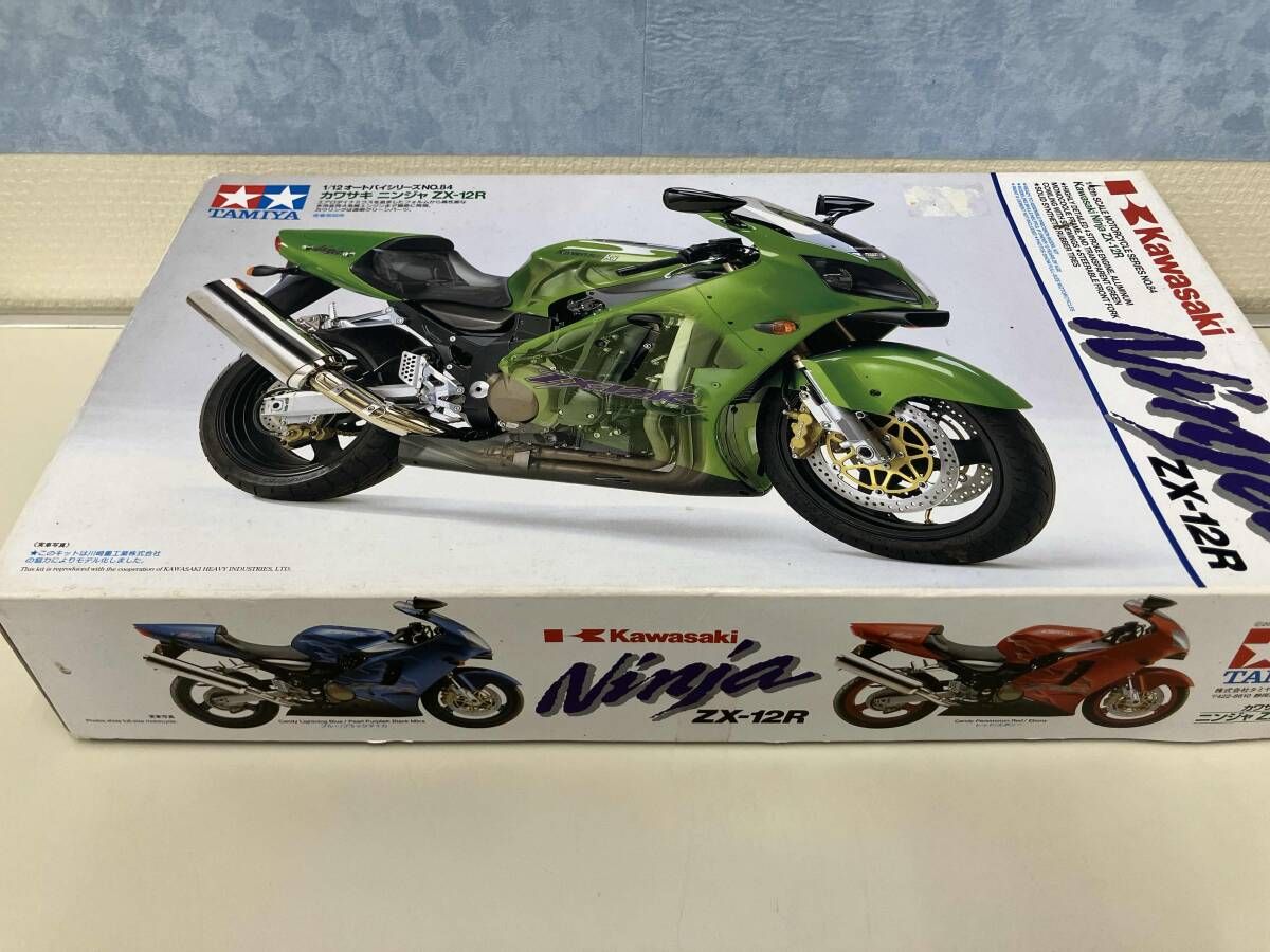 旧四車会 プラモデル 1/24 グリーン　プラモデル　美品 プラモデル タミヤ カワサキ ニンジャ ZX-12R 1/12 オｰトバイシリｰズ