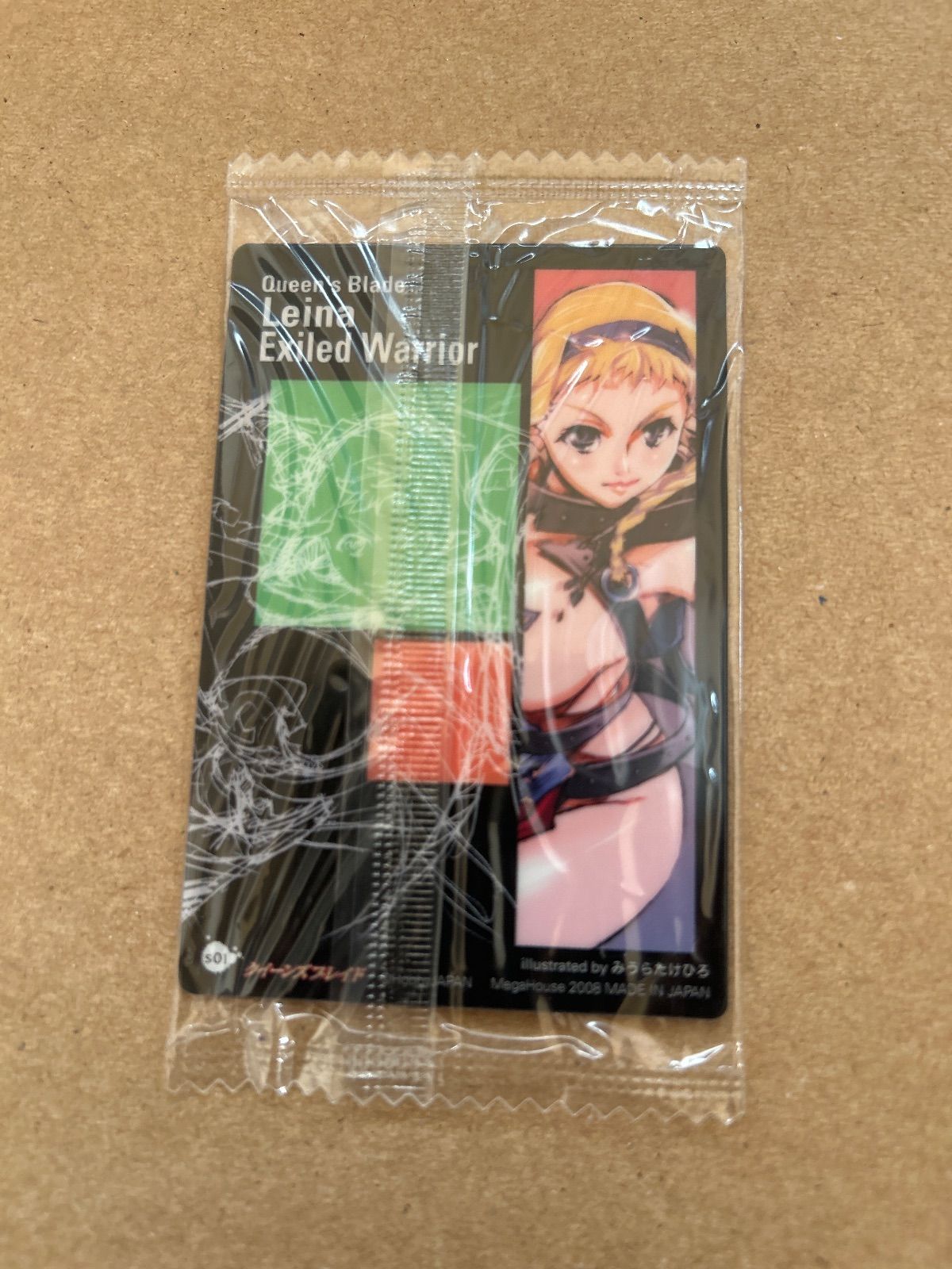 未開封》クイーンズブレイド コレクションカードガム S01 流浪の戦士