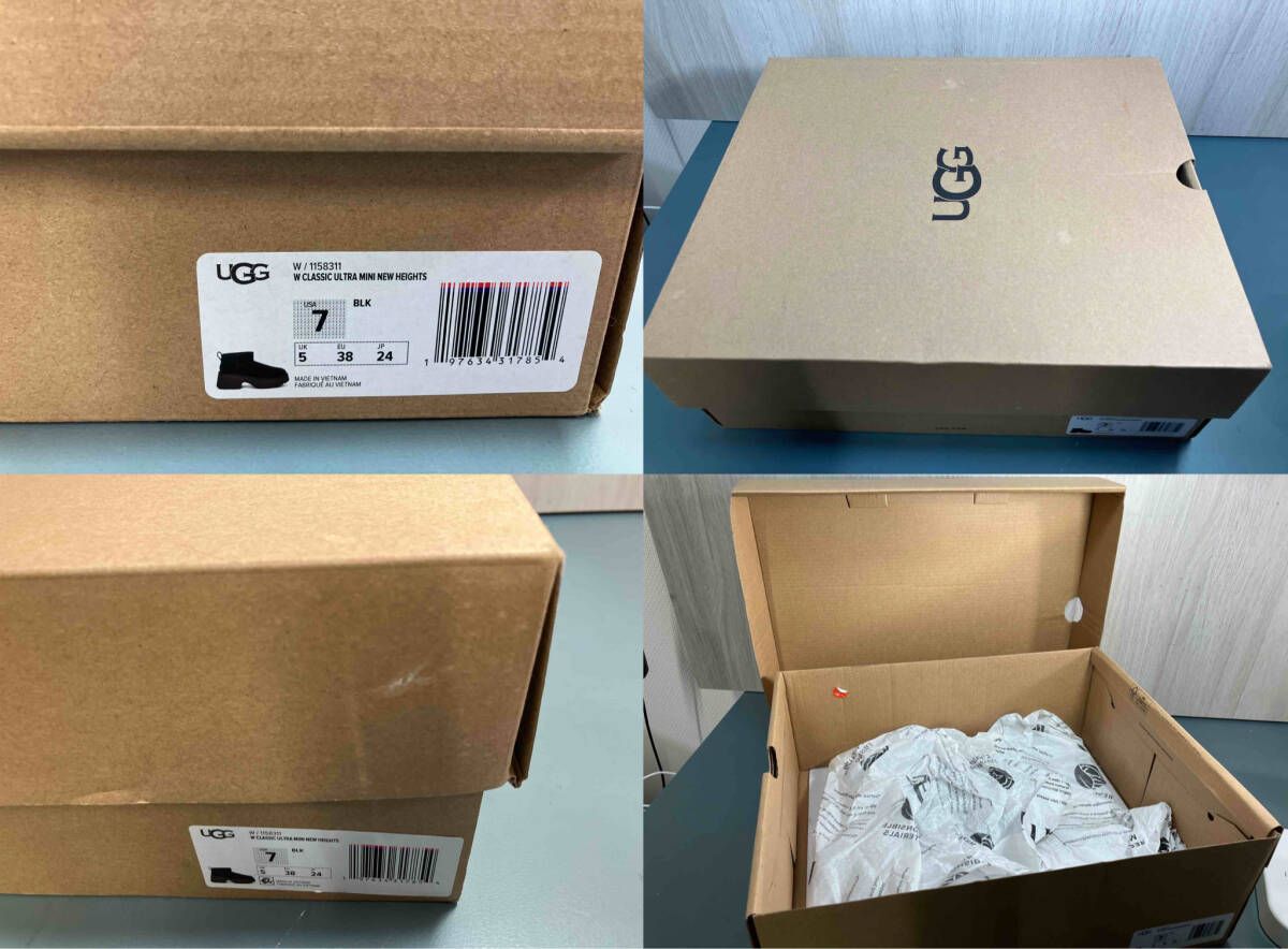  UGG アグ ショートブーツ 1158311 ブラック 24 cm その他 ブーツ