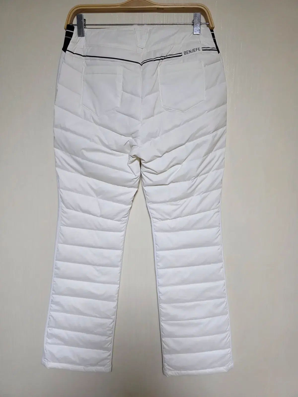 ベンジェフ ブーツカット グースダウン パンツ サイズ M