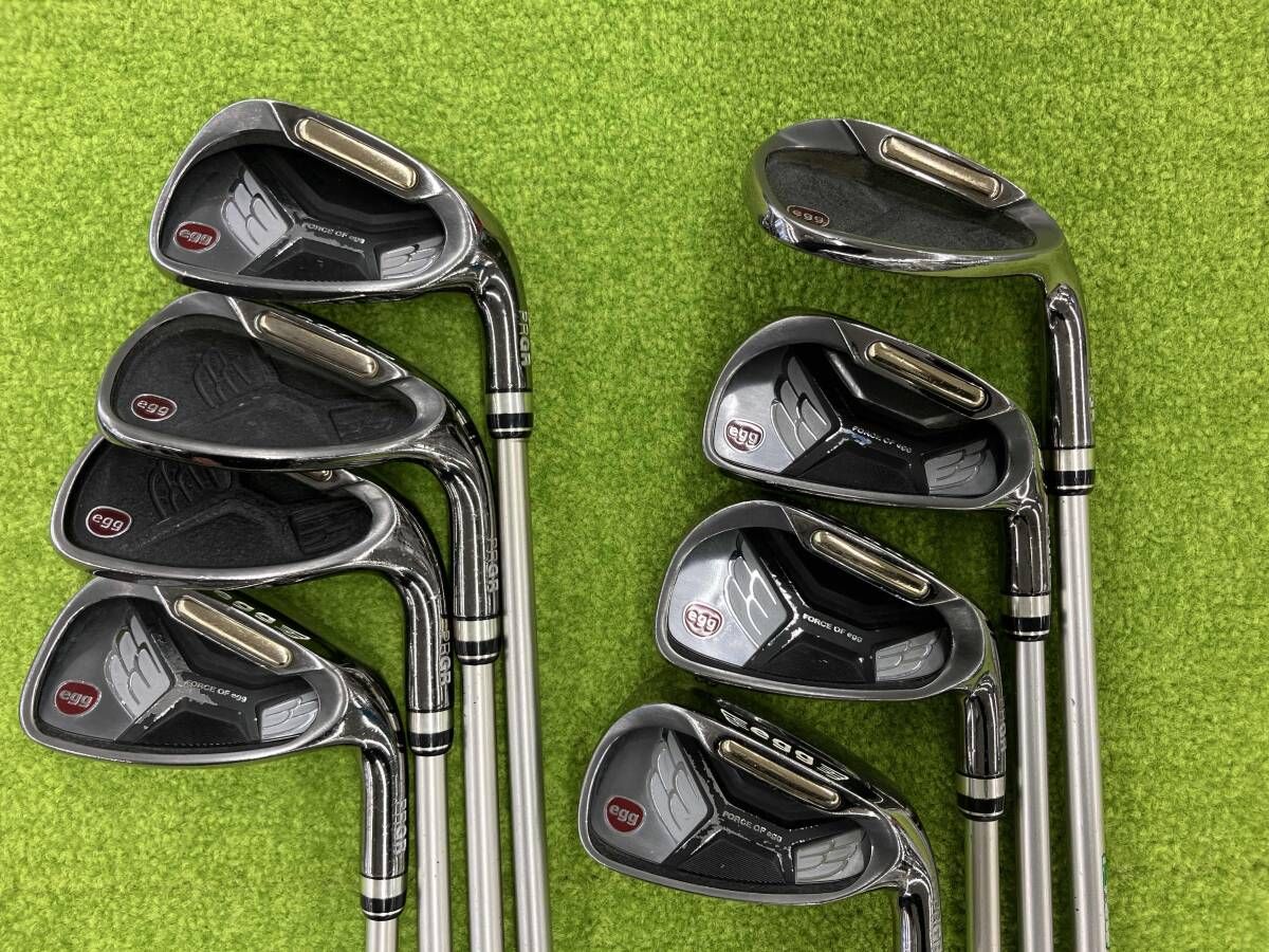 プロギア egg 2014 アイアンセット 6～9 S A AS P 8本セット NSプロ オリジナルカーボン フレックスSR