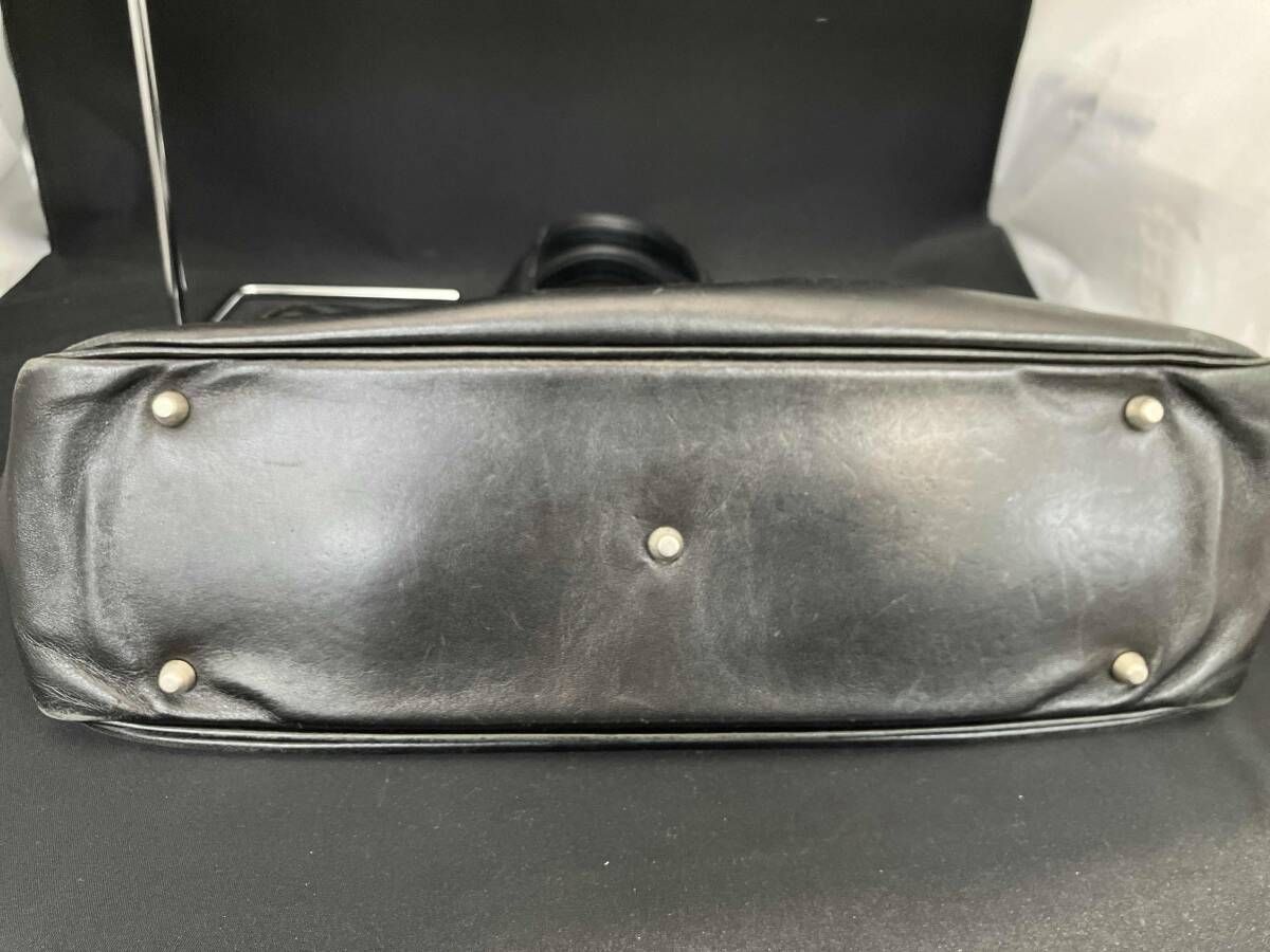 ✨️美品✨️ JACQUESLECORRE ハンドバッグ 黒色 レザー JACQUES LE CORRE ジャックルコー ボストン型トートバッグ