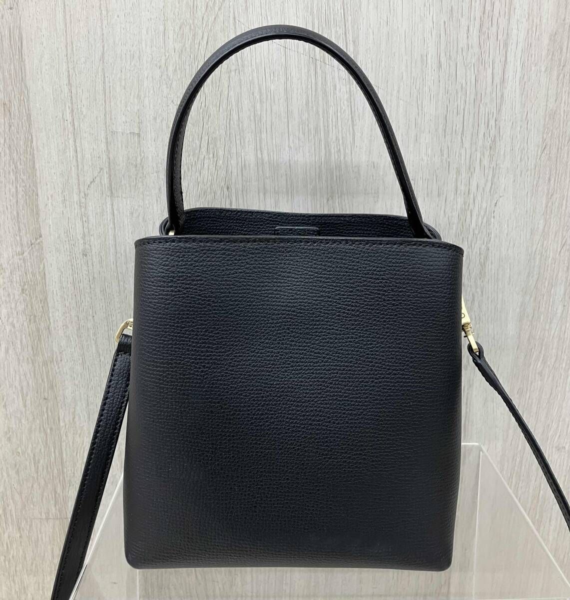 Agnes b アニエス ベー ショルダーバッグ 2 wayワンハンドルバッグ ブラック