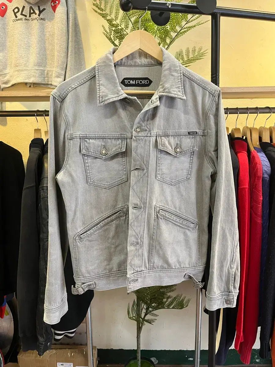 TOM FORD トムフォード ウォッシュド デニム トラッカー デニム