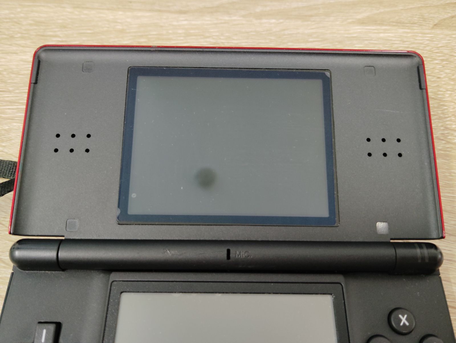 1203H12】 Nintendo DS Lite 本体 中古 ジャンク品 クリムゾンブラック