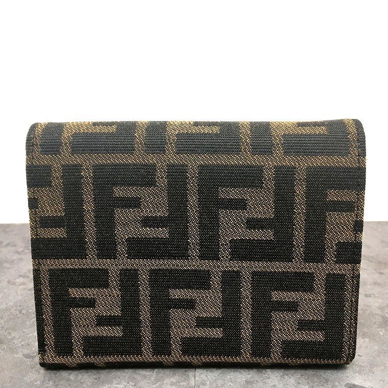 送料込み！ 極美品 FENDI 三つ折り財布 8M0023 ズッカ マンマ 158