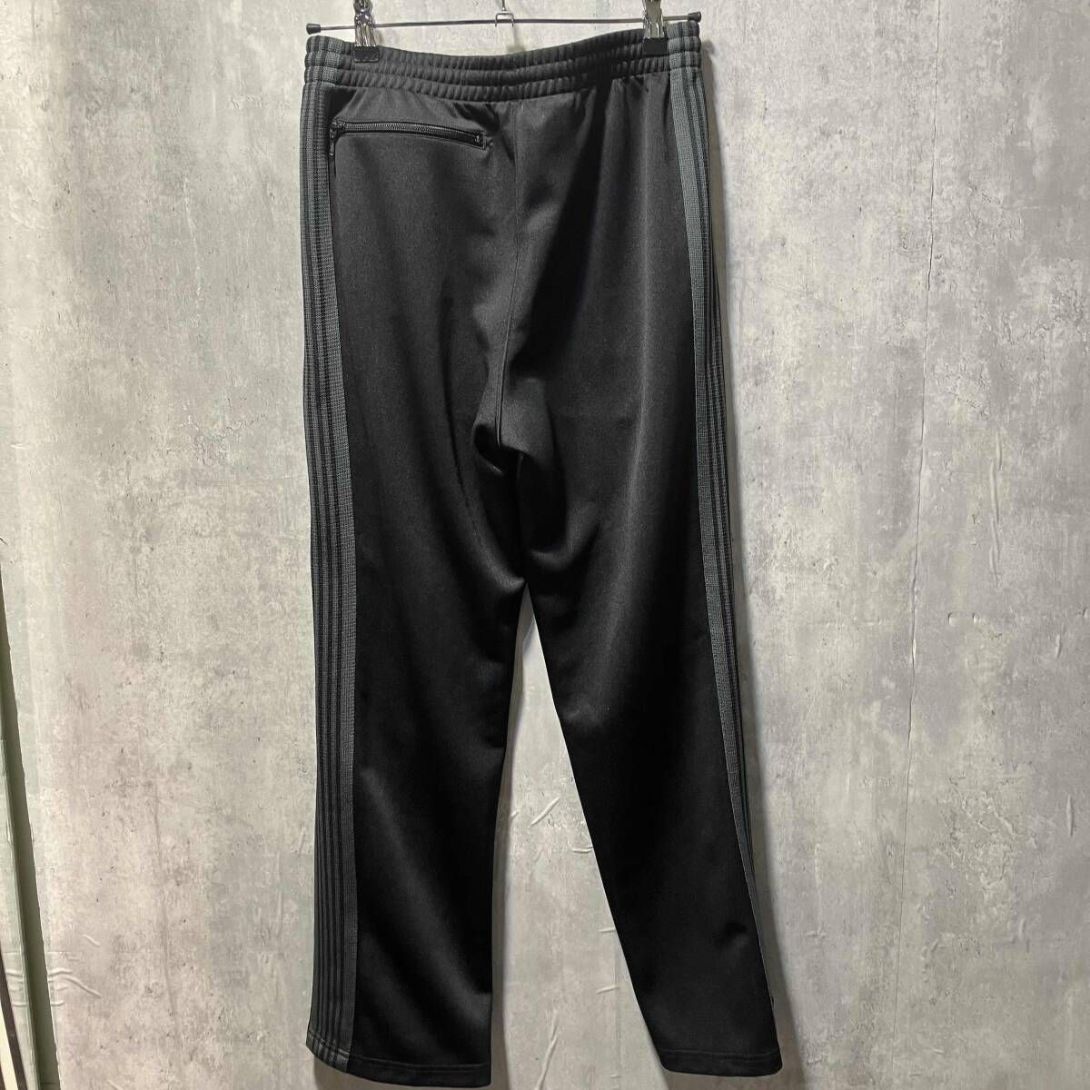 NEEDLES Track Pant-Poly Smooth BLACK サイズS ブラック ニードルス