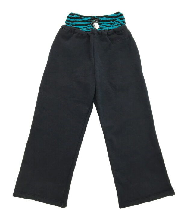 Ans Dotsloevner DOCKING SWEAT PANTS NAVY サイズL ブラック ブルー系 アンスドッツローヴナー