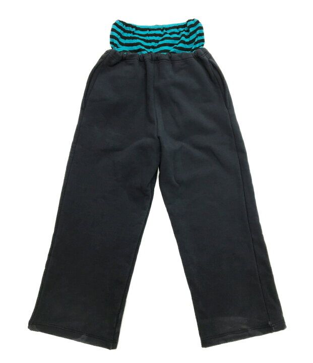 Ans Dotsloevner DOCKING SWEAT PANTS NAVY サイズL ブラック ブルー系 アンスドッツローヴナー