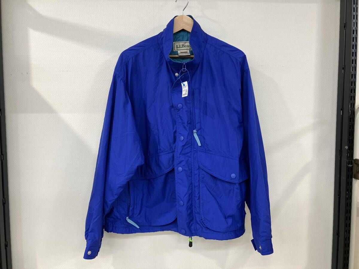 L.L. Bean エルエルビーン s Windy Ridge Jacket ウィンディリッジジャケット ブルゾン M 4175-5060 ブルー グリーン ナイロン メンズ