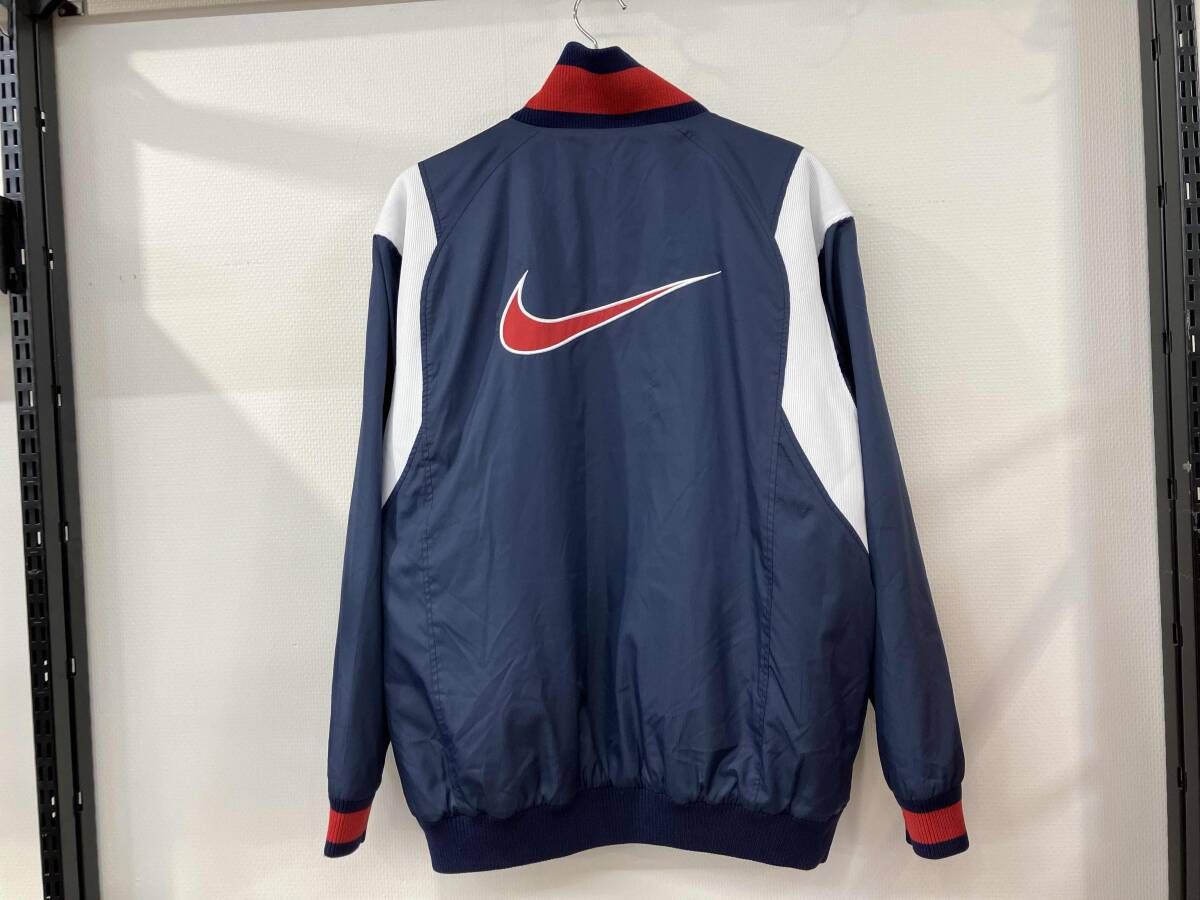 NIKE ナイキ ウィンドブレーカー アウター ジャケット スナップボタン サイズL ネイビー 紺 ポリエステル 中国製 139896 NYG