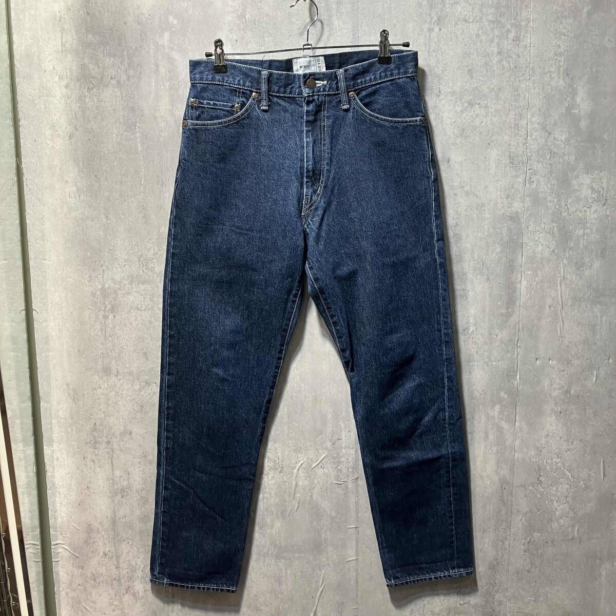 WTAPS BAGGY WASHED サイズ01 ネイビー系 ダブルタップス