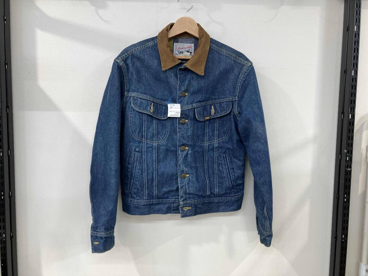 Lee STORM RIDER リー ストームライダー デニムジャケット ジージャン size 40 R インディゴブルー MADE IN USA 80 s 80年代 メンズ アウター