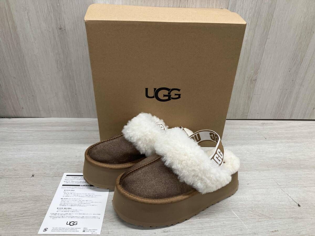 冬 UGG アグ サンダル 1113474 ブラウン 23 cm