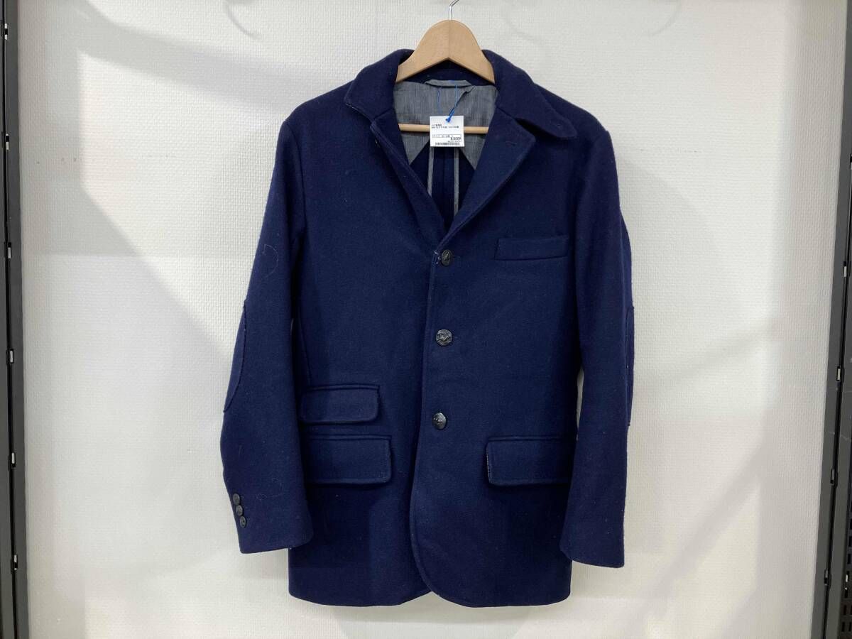 MONITALY モニタリー ウールジャケット 紺ブレ size:36 紺 ネイビー 