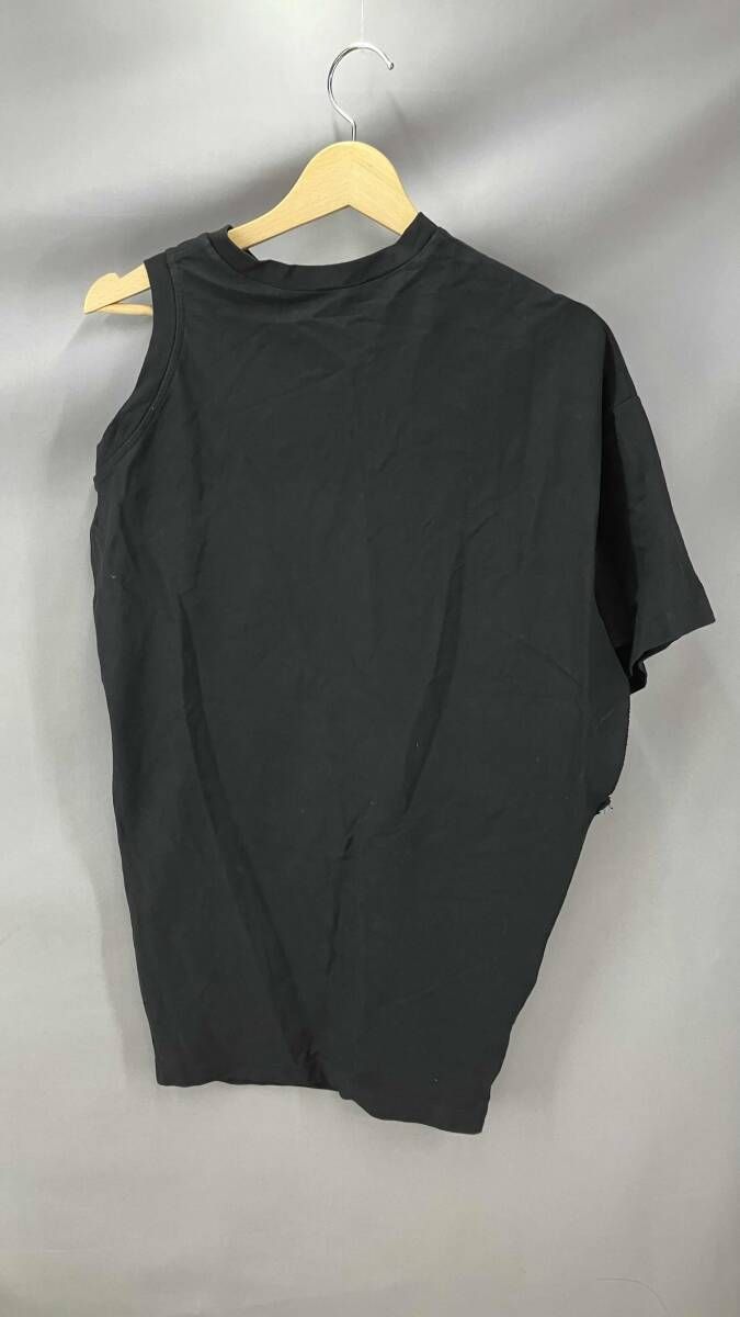 STELLA McCARTNEY ステラマッカートニー オーバーサイズ アシンメトリー 24 SW 半袖Tシャツ カットソー レディース XXS ブラック 夏