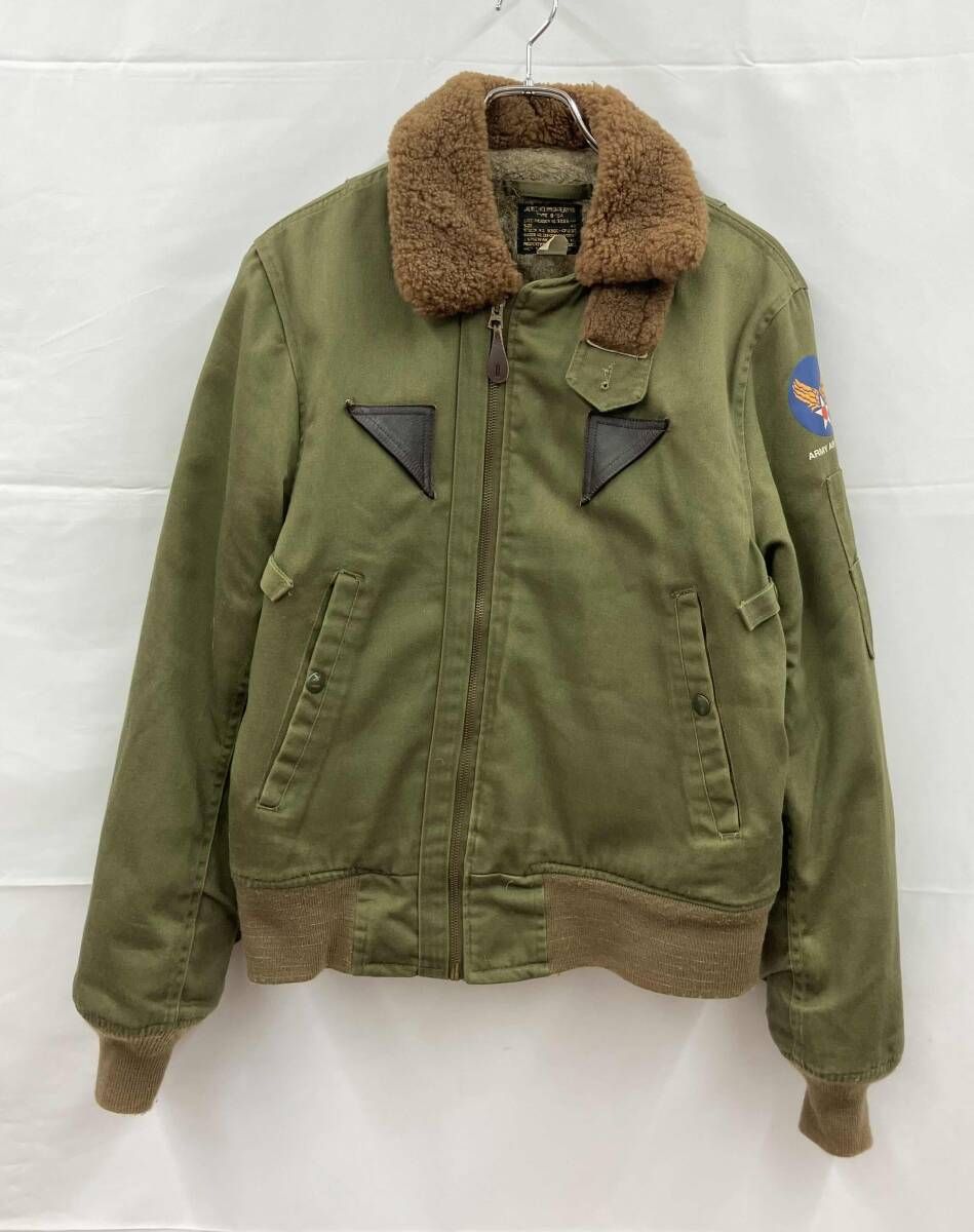 SPIEWAK スピワック フライトジャケット B-15A USA製 サイズ40 カーキ