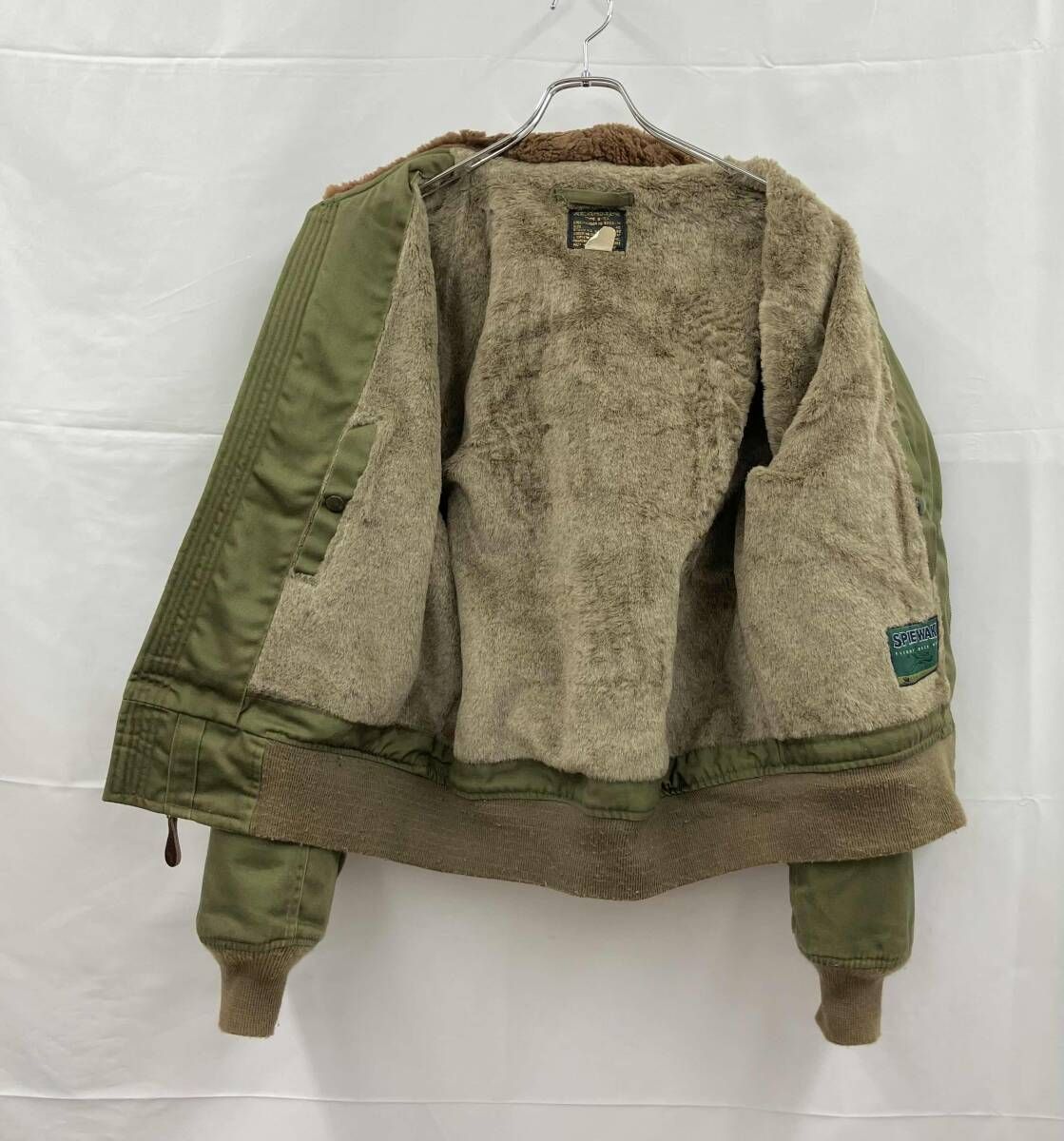 SPIEWAK スピワック フライトジャケット B-15A USA製 サイズ40 カーキ