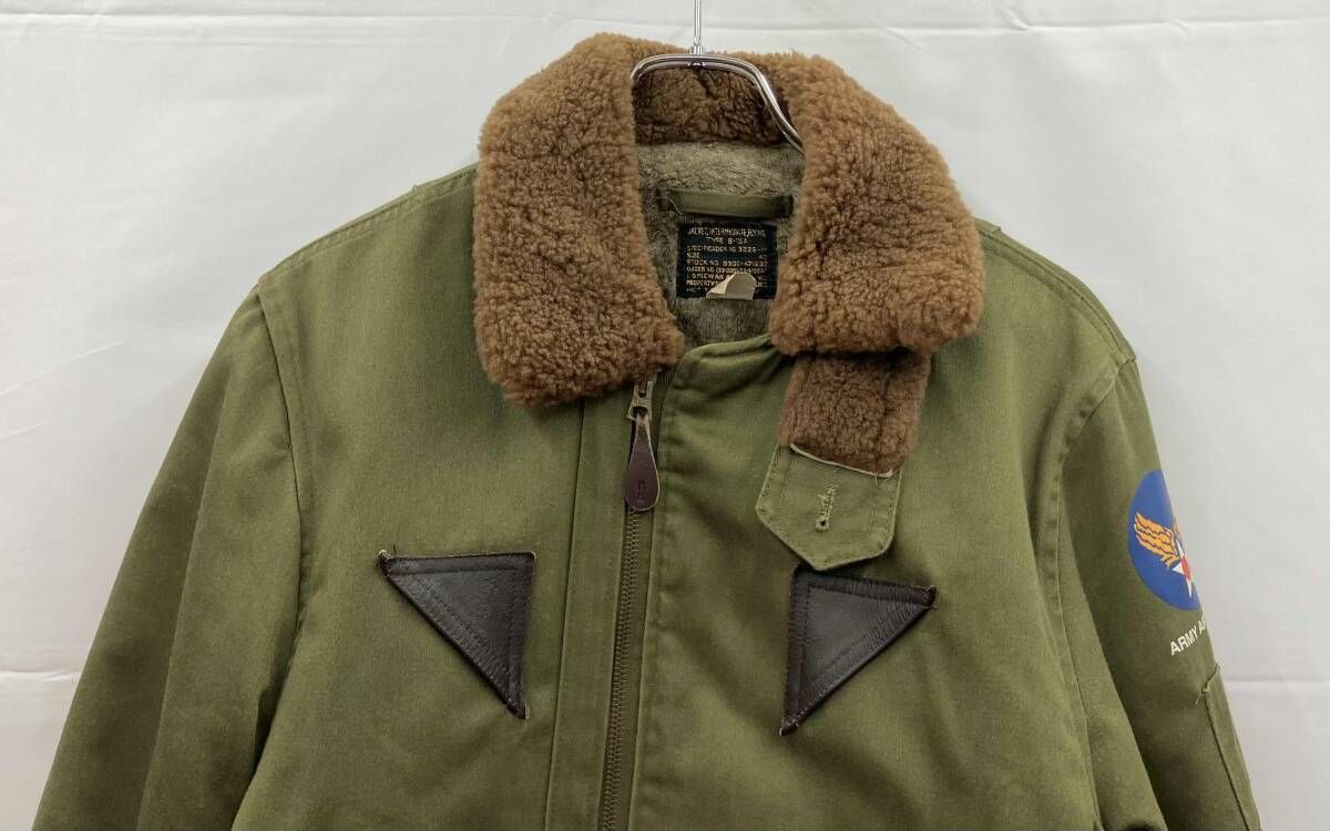 SPIEWAK スピワック フライトジャケット B-15A USA製 サイズ40 カーキ