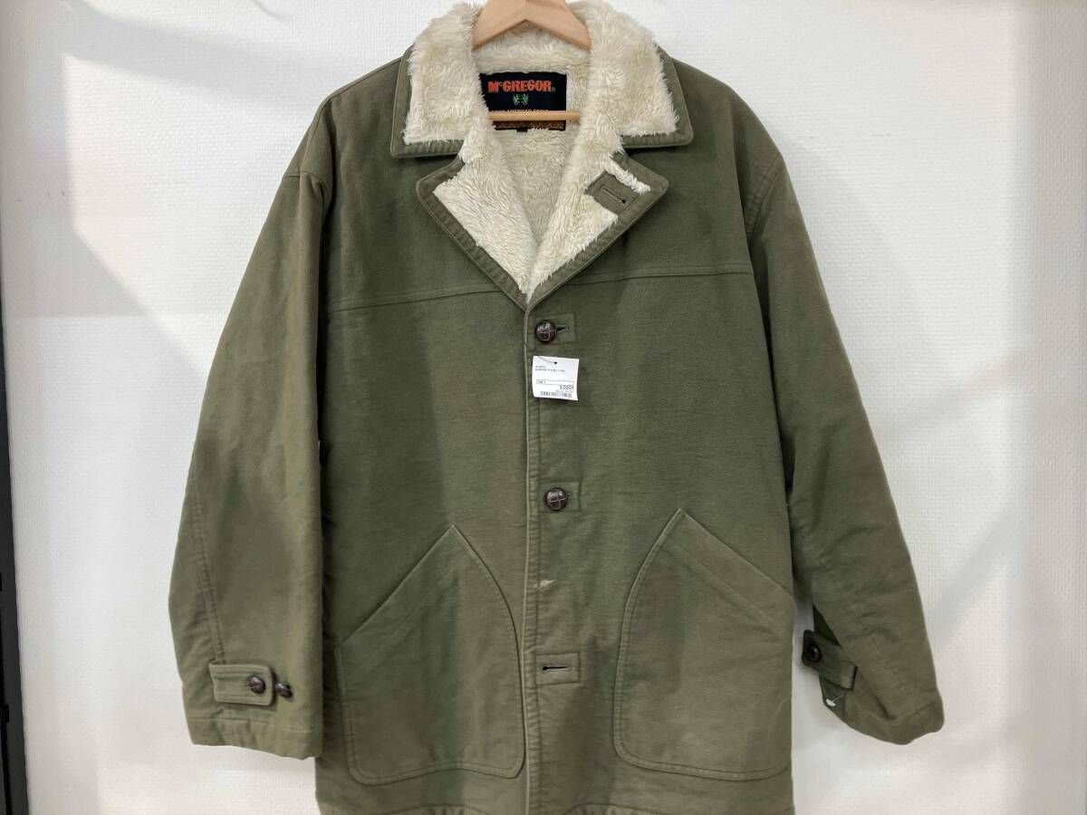 McGREGER マックレガー ダッフルコート ボアコート カーキ Mサイズ MM 12 4901 表面綿 ボタン付近に汚れ有り