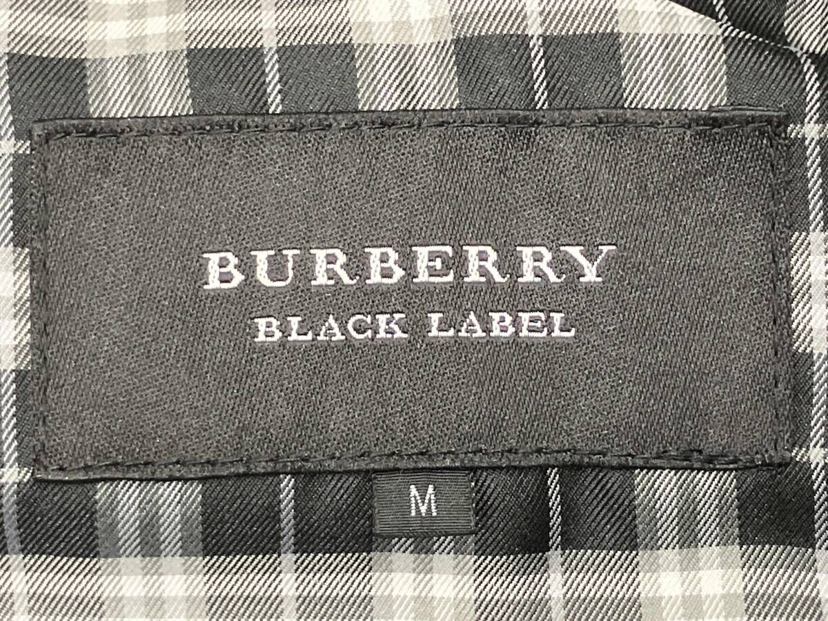  BLACK LABEL バーバリーブラックレーベル ダウンベスト D 1 F 10-209-09 サイズM ブラック その他 小物