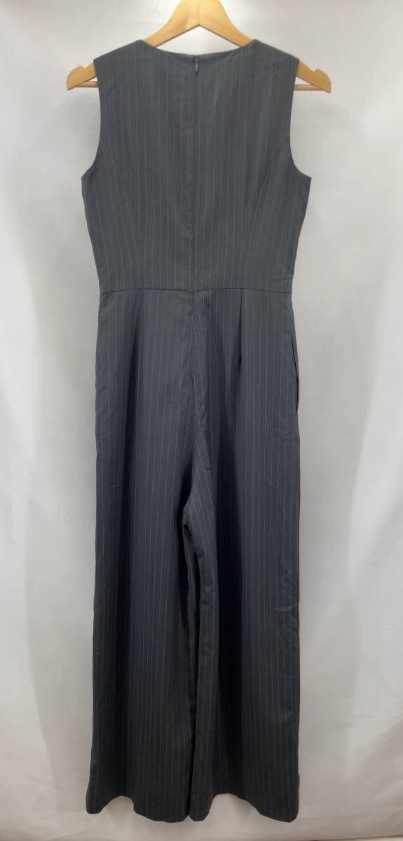 AKIKO OGAWA アキコオガワ オーバーオール オールインワン サイズ36 チャコールグレー 通年